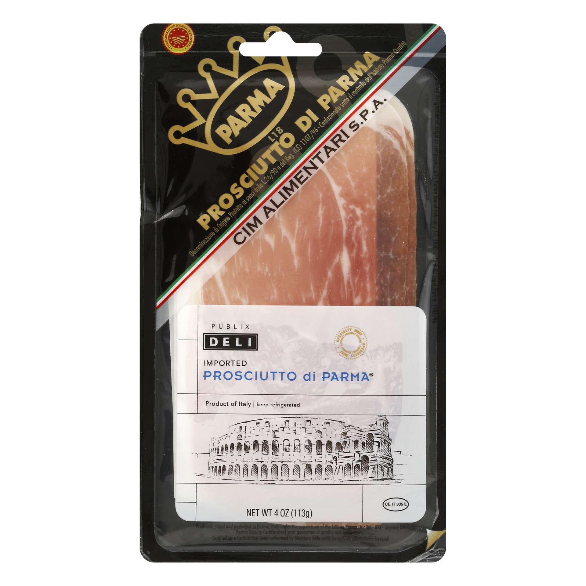 slide 1 of 1, Publix Deli Di Parma Prosciutto - 4 oz, 4 oz
