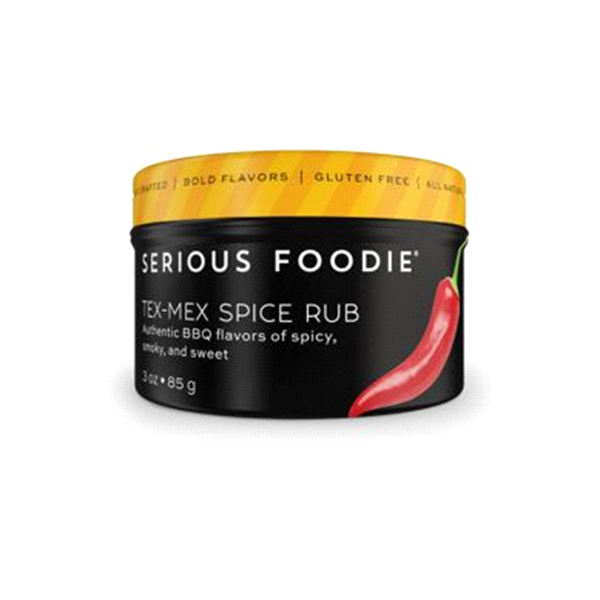 slide 1 of 1, Serious Foodie Tex-Mex Spice Rub, 3 oz