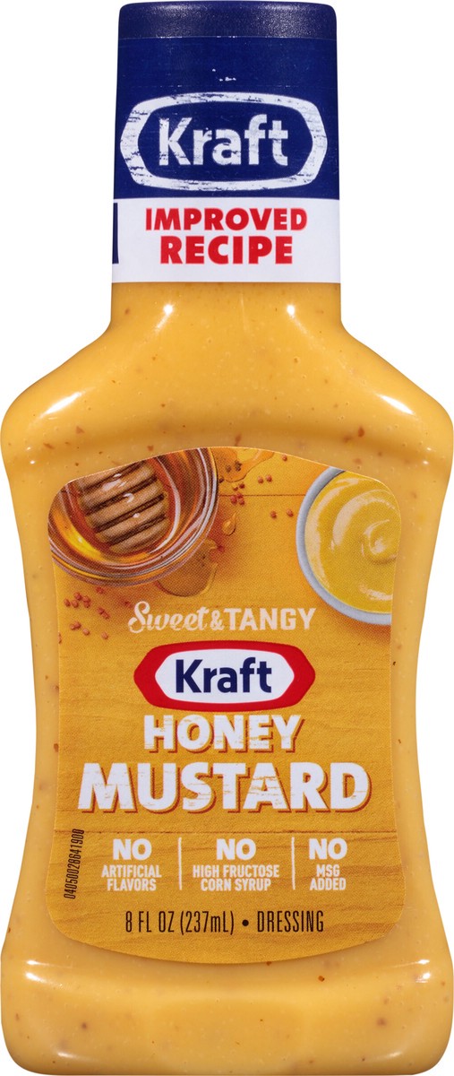 slide 11 of 14, KRAFT Honey Mustard Dressing 8 oz Bottle, 8 fl oz