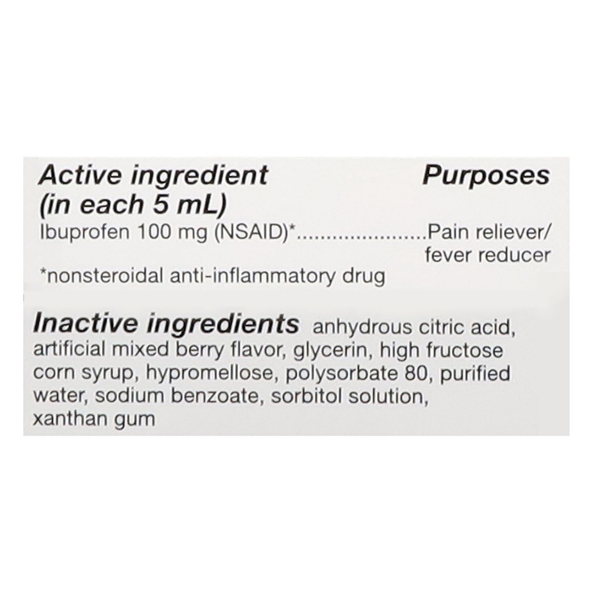 slide 7 of 13, TopCare Health 100 mg Children's Oral Suspension Berry Flavor Ibuprofen 8 fl oz, 8 fl oz