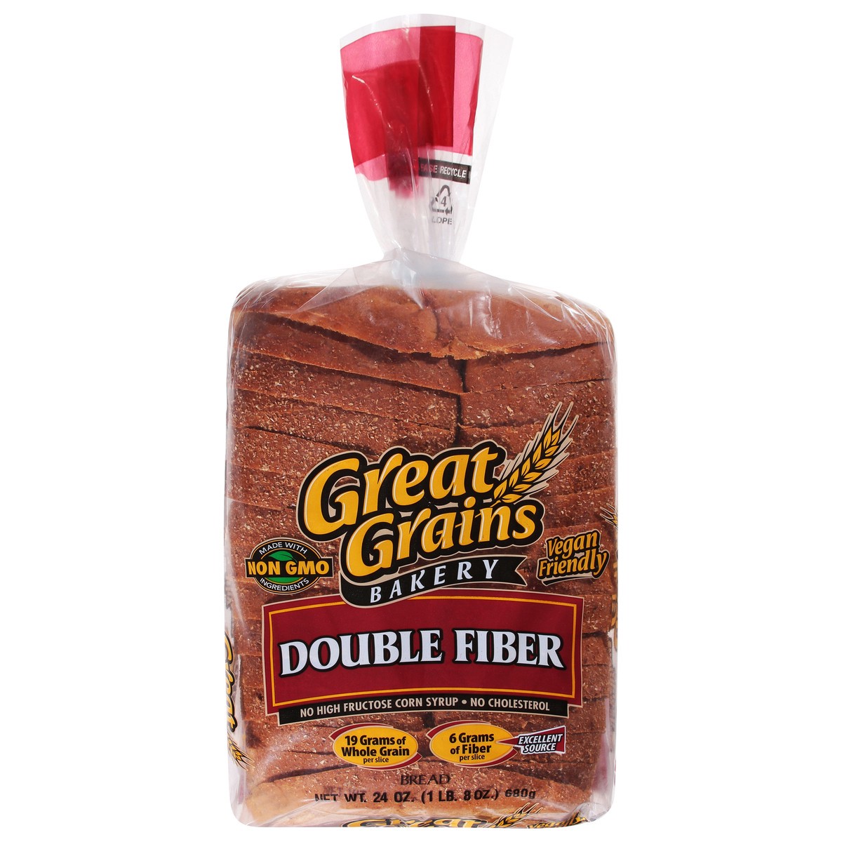 slide 6 of 14, Nature's Own Great Grains Double Fiber Wide Pan Bread - 24oz, 24 oz