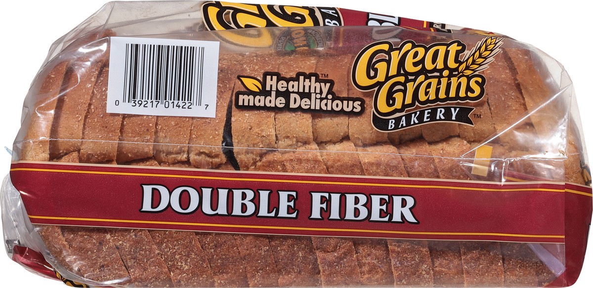 slide 14 of 14, Nature's Own Great Grains Double Fiber Wide Pan Bread - 24oz, 24 oz