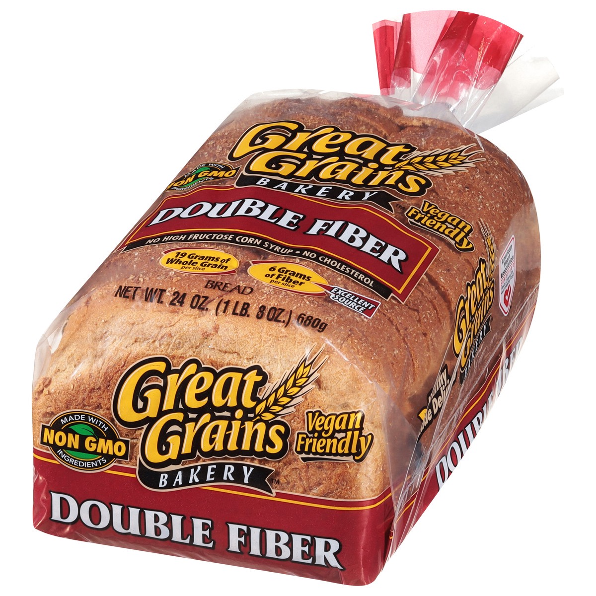 slide 12 of 14, Nature's Own Great Grains Double Fiber Wide Pan Bread - 24oz, 24 oz