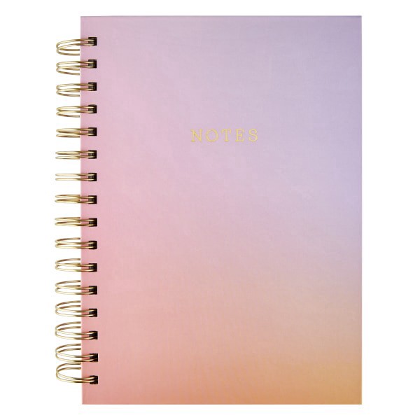 slide 1 of 2, Eccolo Spiral Journal, 6"" x 8"", College Rule, 160 Sheets, Sunset Ombre, 1 ct
