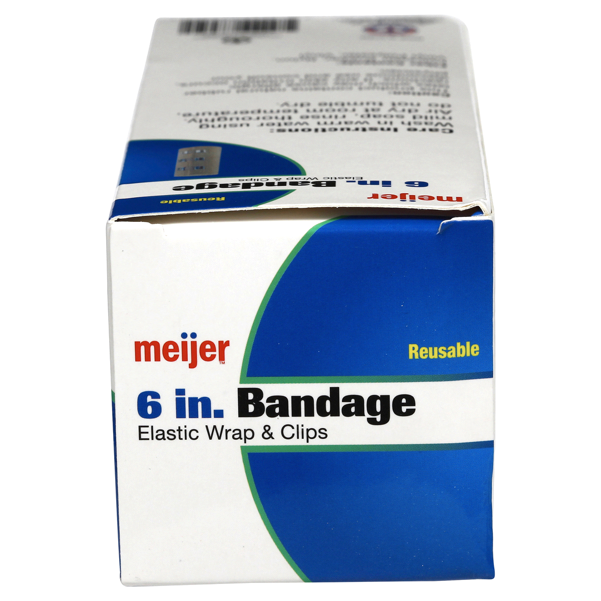 slide 3 of 6, Meijer Elastic Bandage Roll with Easy Clips, 6", 1 ct