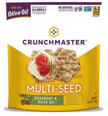 slide 1 of 2, Crunchmaster Multi-Seed Rosemary & Olive Oil Party Pack - 9 oz, 9 oz