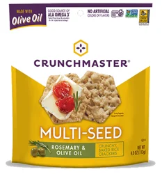 Crunchmaster Multi-Seed Rosemary & Olive Oil Party Pack - 9 oz