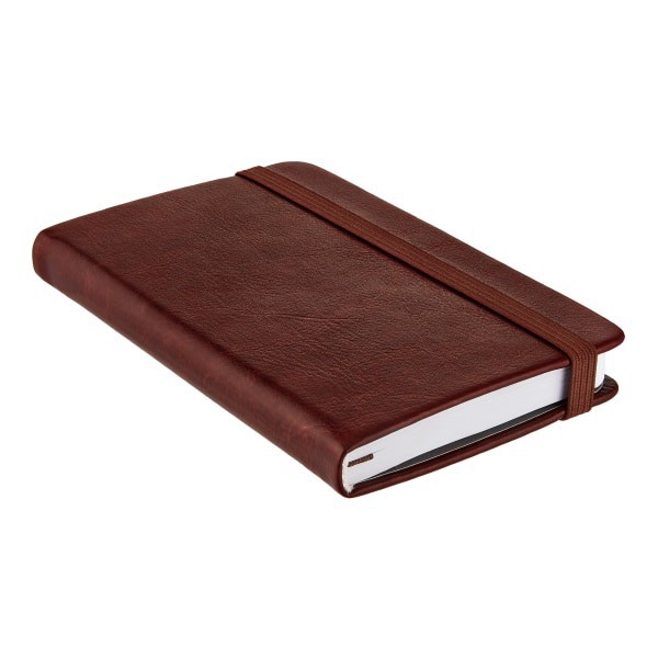 slide 2 of 2, Eccolo Cool Jazz Hardcover Journal, 3"" x 5"", College Rule, 192 Pages, Cognac, 1 ct