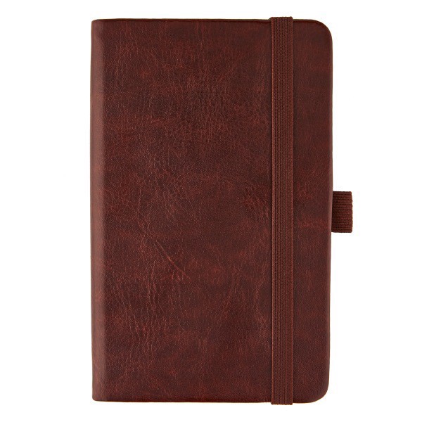 slide 1 of 2, Eccolo Cool Jazz Hardcover Journal, 3"" x 5"", College Rule, 192 Pages, Cognac, 1 ct