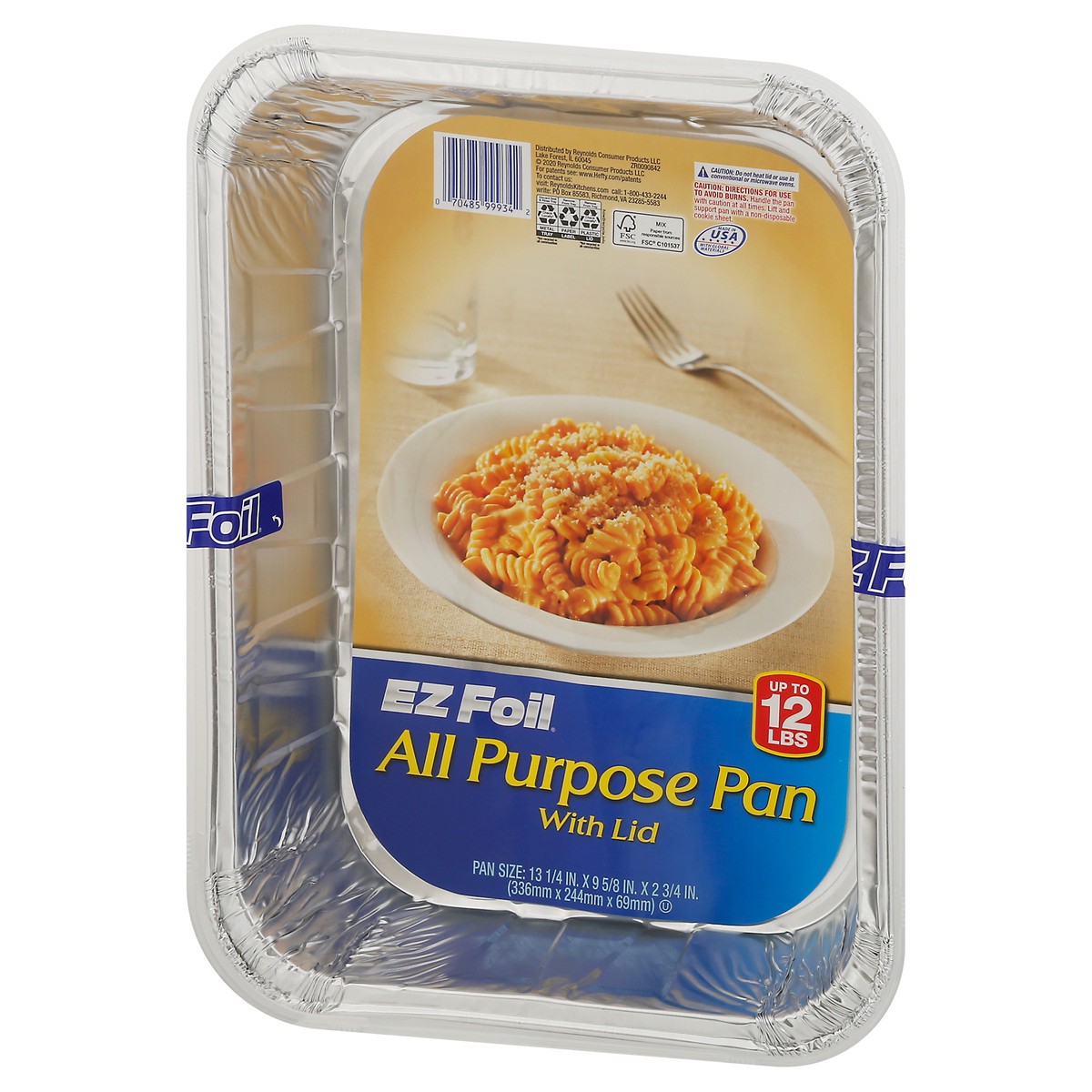 slide 3 of 12, EZ Foil All Purpose Pan with Cover, 4 ct