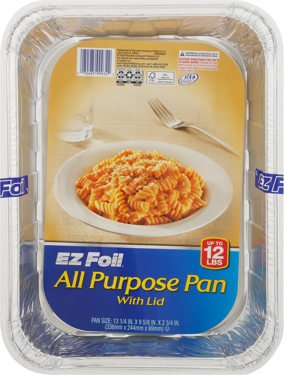 slide 12 of 12, EZ Foil All Purpose Pan with Cover, 4 ct