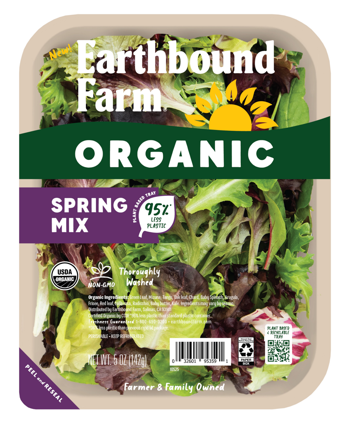 slide 1 of 1, Ebf Oga Ft Bby Spring Mix Sld, 5 oz