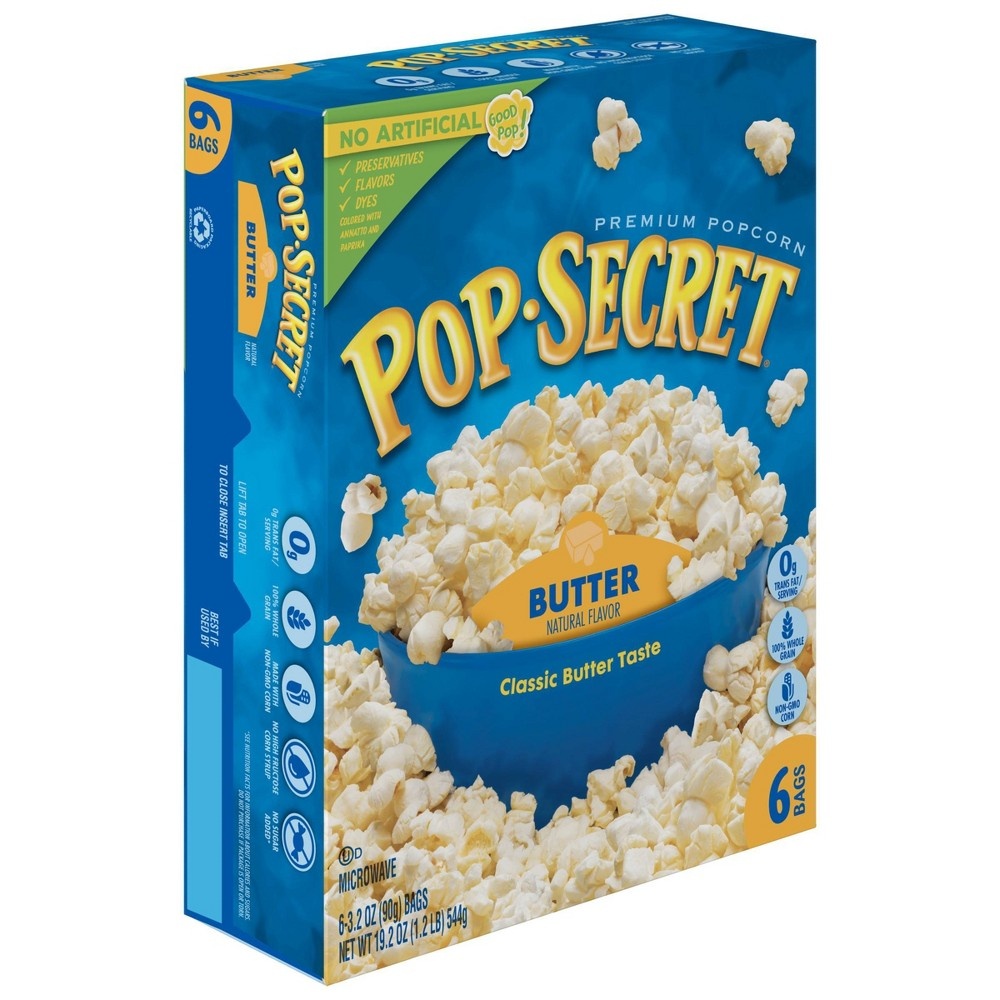 slide 4 of 7, Pop-Secret Butter Popcorn, 6 ct