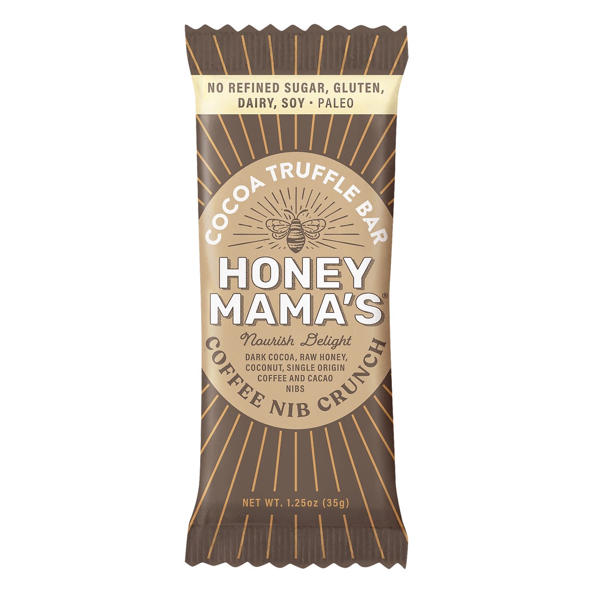 slide 1 of 3, Honey Mama's Coffee Nib Crunch Cocoa Truffle Bar 1.25 oz, 1.25 oz