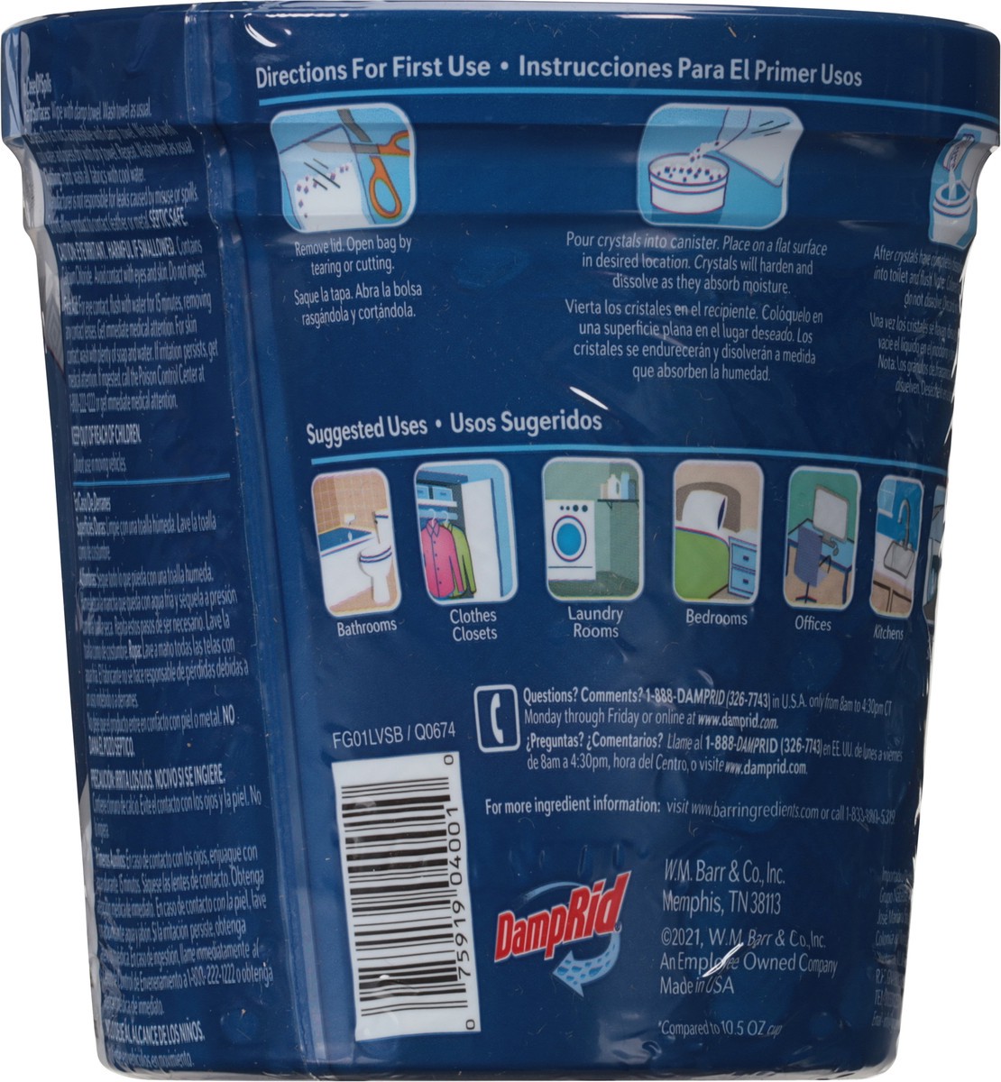 slide 3 of 9, DampRid DAMP RID CUP LAVENDER VANILLA, 11 oz