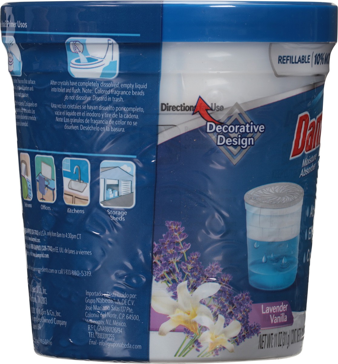 slide 4 of 9, DampRid DAMP RID CUP LAVENDER VANILLA, 11 oz