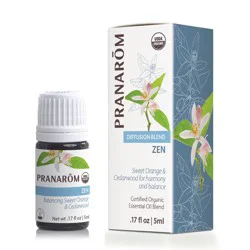 Pranarom Zen Diffusion Blend Sweet Orange & Cedarwood Organic Essential Oil Blend