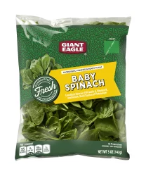 Giant Eagle Spinach, Baby
