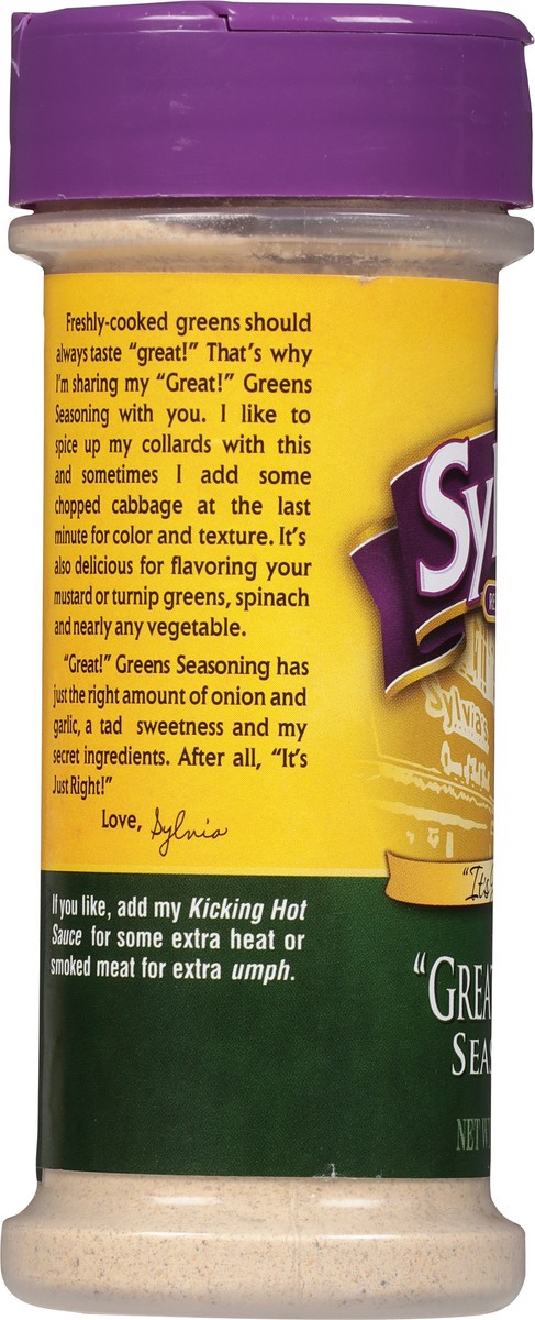 slide 8 of 9, Sylvia's Great! Greens Seasoning, 5.25 oz