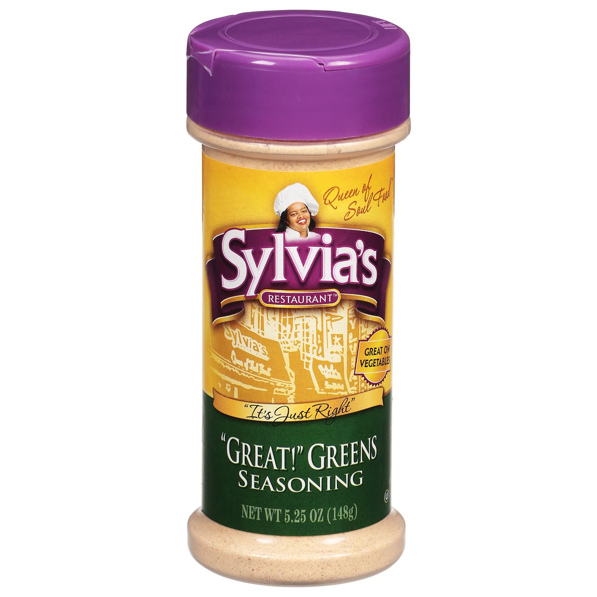 slide 1 of 9, Sylvia's Restaurant ''Great!'' Greens Seasoning 5.25 oz, 5.25 oz