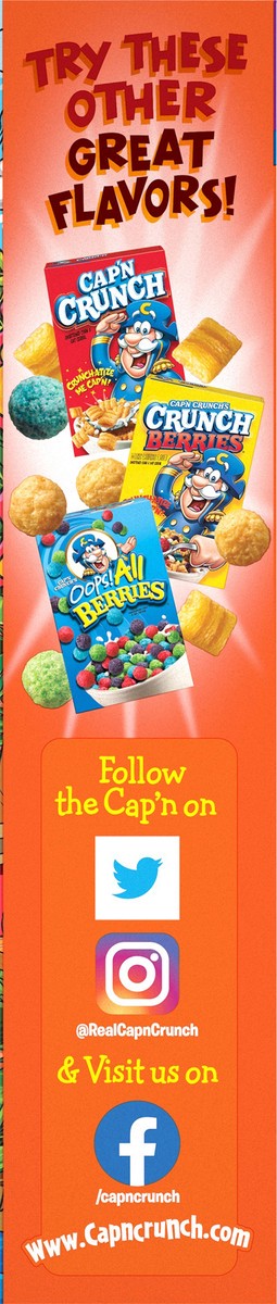 slide 5 of 7, Cap'n Crunch Peanut Butter Crunch Breakfast Cereal - Quaker Oats, 17.1 oz