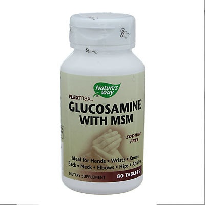 slide 1 of 1, Nature's Way Glucosamine With Msm, 80 ct