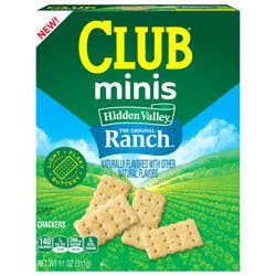 Club Minis Crackers Hidden Valley Ranch