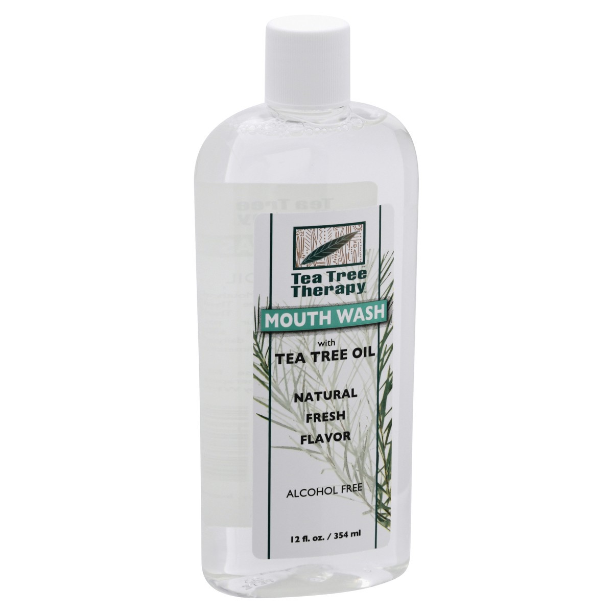 slide 2 of 9, Tea Tree Therapy with Tea Tree Oil Natural Fresh Flavor Mouth Wash 12 oz, 12 oz