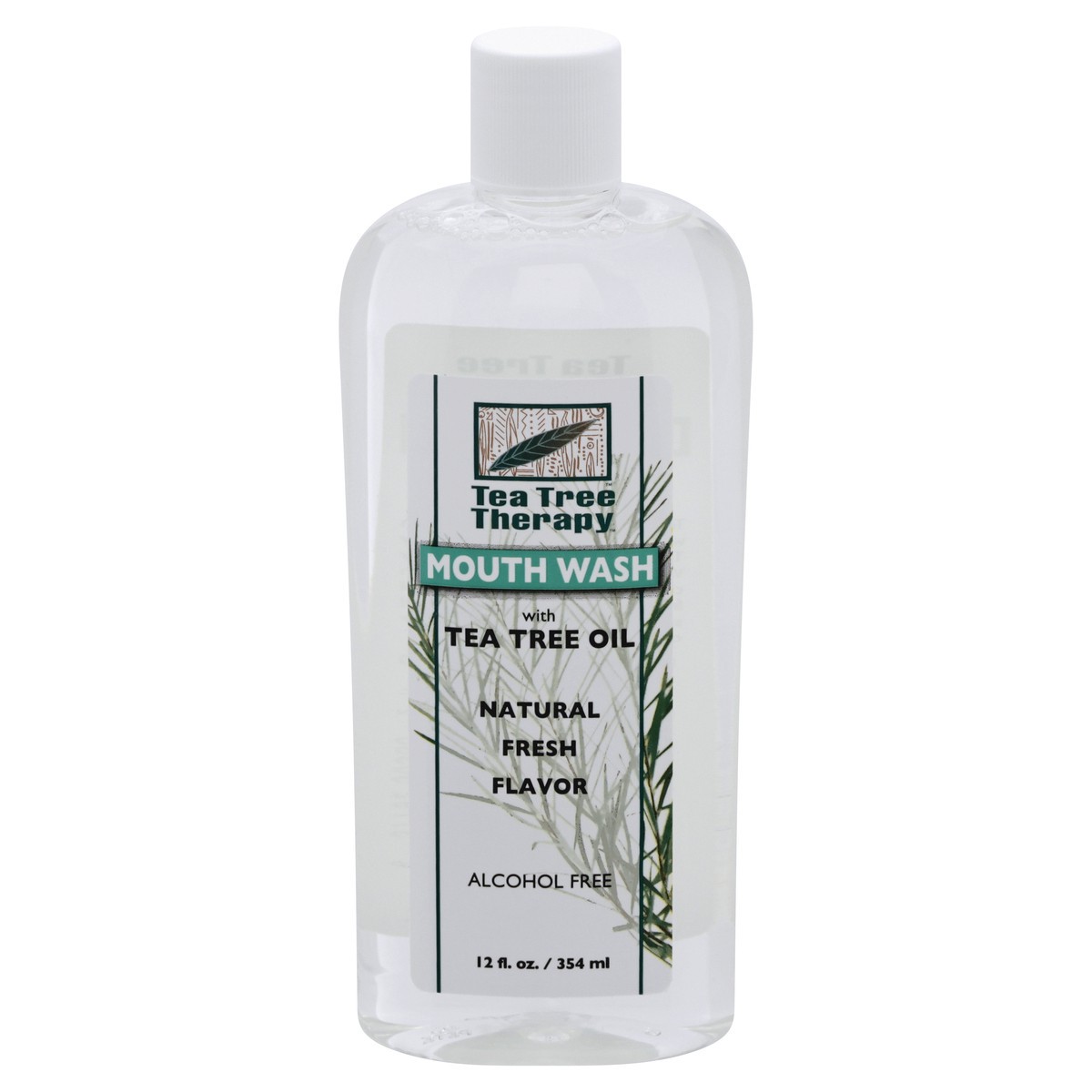 slide 1 of 9, Tea Tree Therapy with Tea Tree Oil Natural Fresh Flavor Mouth Wash 12 oz, 12 oz