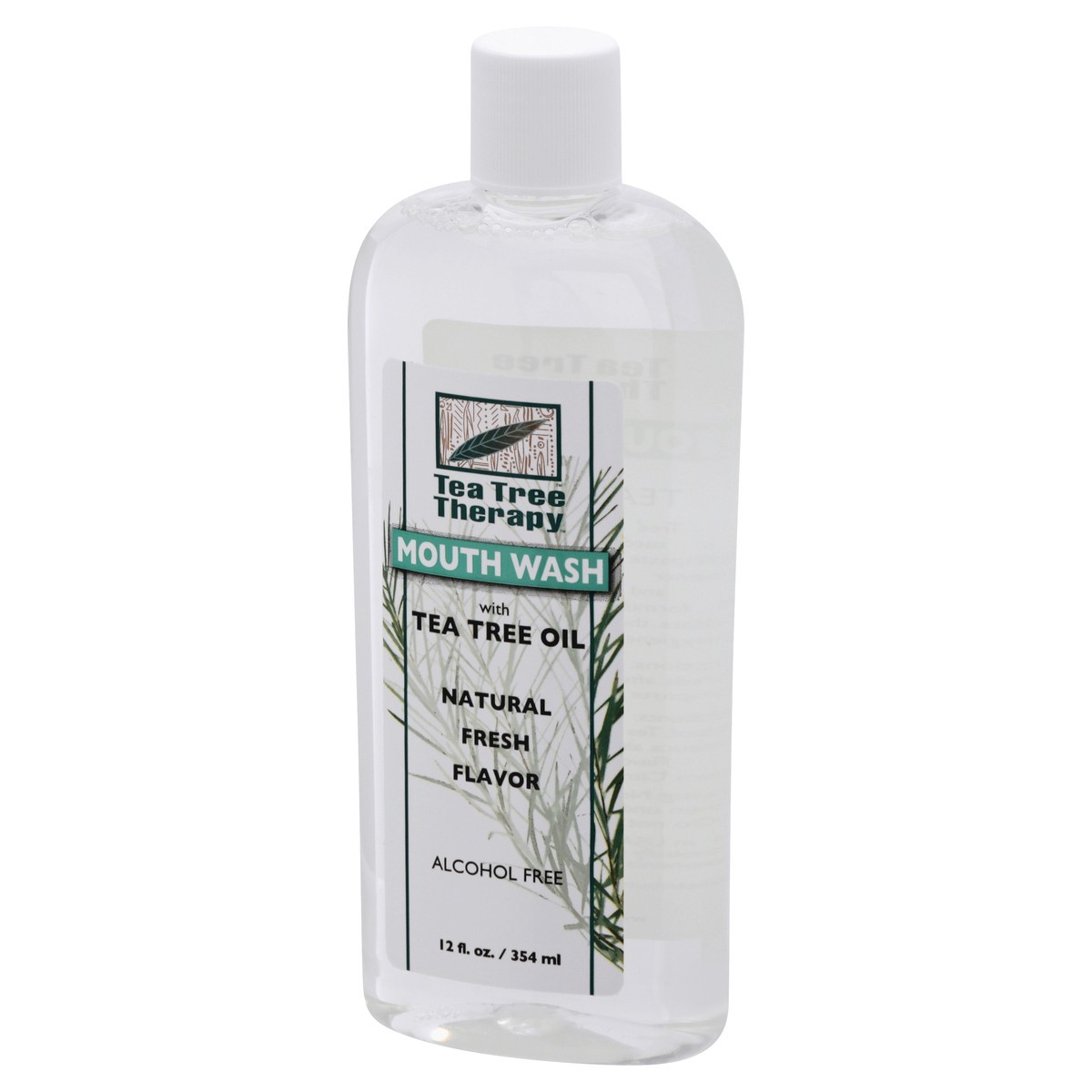 slide 3 of 9, Tea Tree Therapy with Tea Tree Oil Natural Fresh Flavor Mouth Wash 12 oz, 12 oz