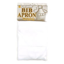 slide 1 of 1, Ritz Chef's Line White Bib Apron, 1 ct