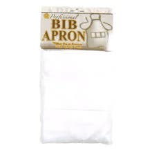 Ritz Chef's Line White Bib Apron