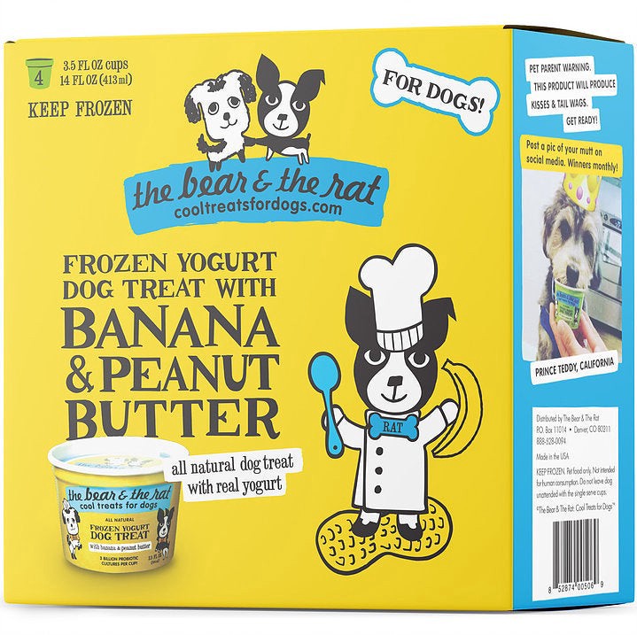 slide 2 of 2, The Bear & The Rat Frozen Banana & Peanut Butter Yogurt (Hillsborough County Fl Delivery Only), 1 ct