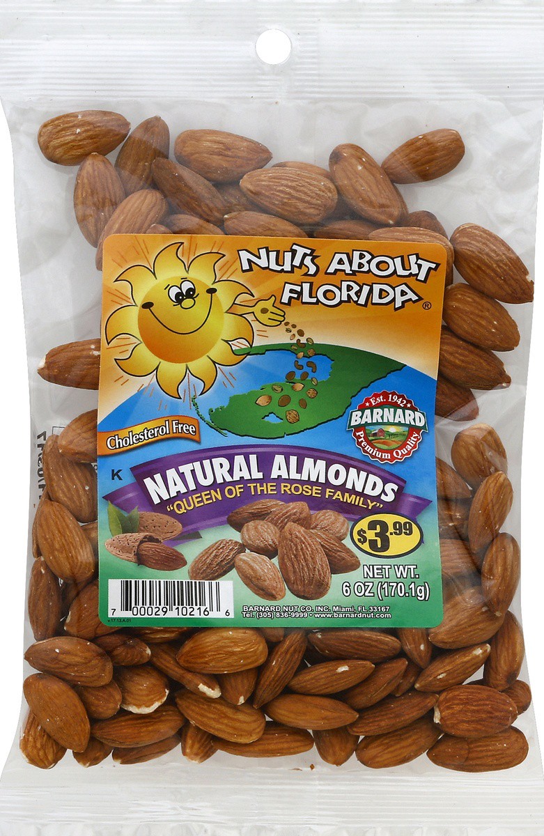 slide 3 of 3, Nuts About Florida Almonds 6 oz, 6 oz