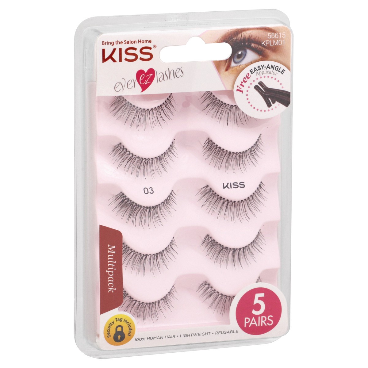 slide 2 of 9, KISS Ever EZ Lashes - Multipack 03, 1 ct