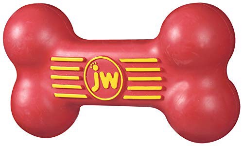 slide 5 of 5, JW Pet iSqueak Bone Dog Toy, LG