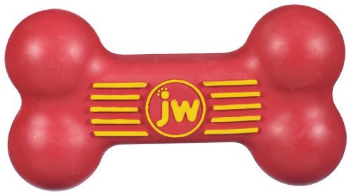 slide 4 of 5, JW Pet iSqueak Bone Dog Toy, LG