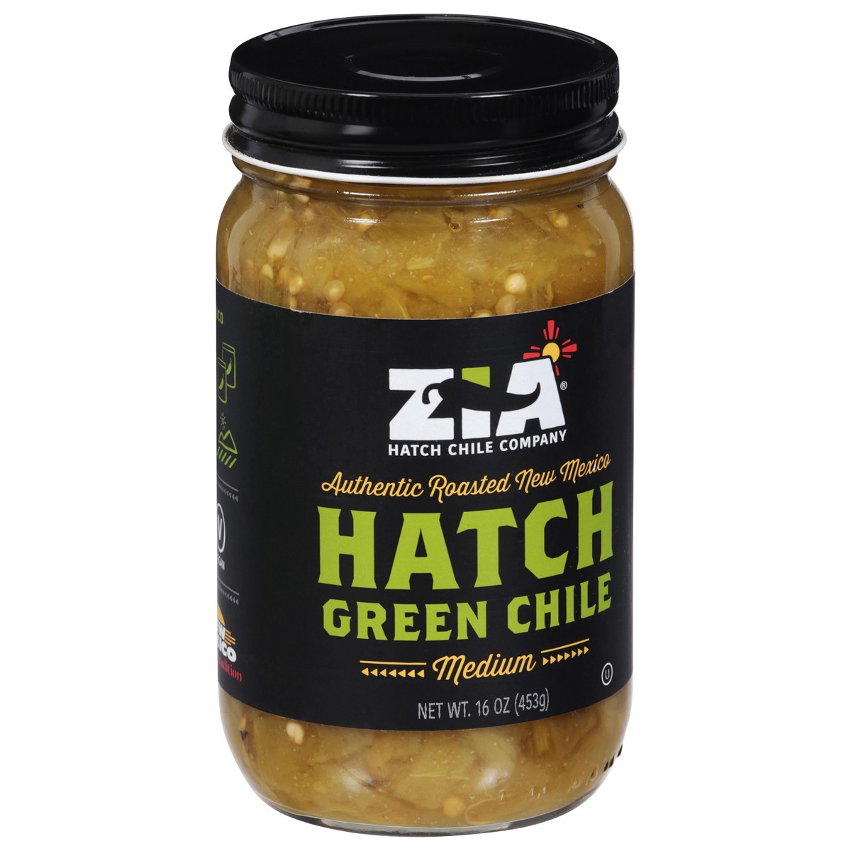 slide 13 of 13, Zia Medium Hatch Green Chile 16 oz, 16 oz