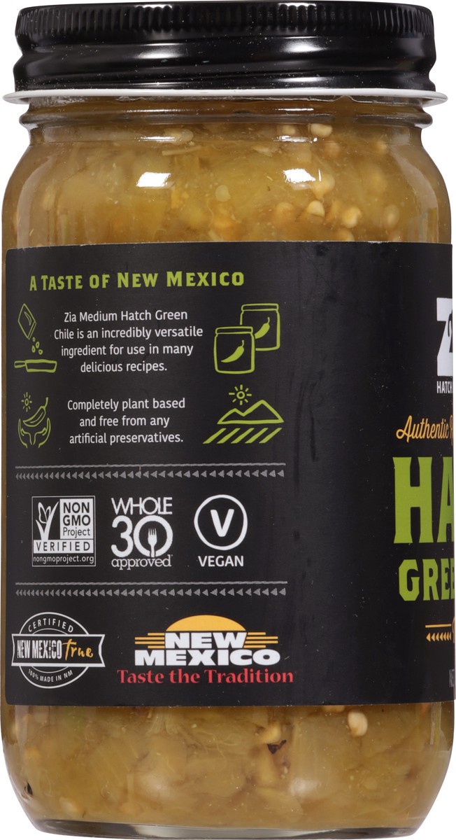 slide 9 of 13, Zia Medium Hatch Green Chile 16 oz, 16 oz