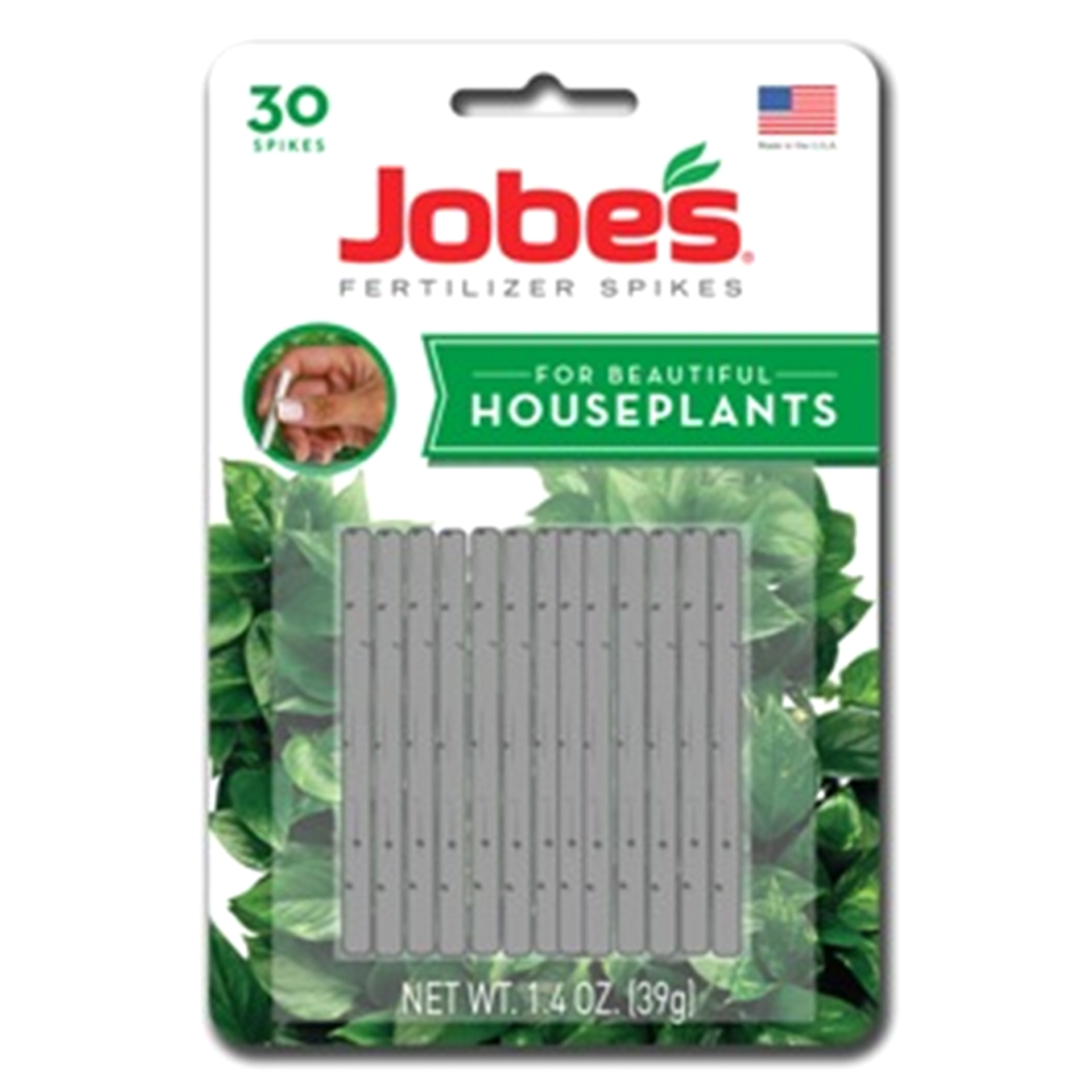 slide 1 of 1, Jobe's Jobes Houseplant Fertilizer Spikes, 30 ct