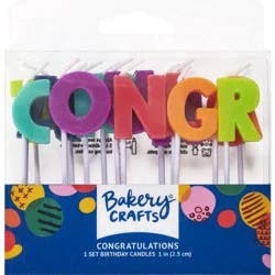 Culpitt Congratulations Letters Cake Candles