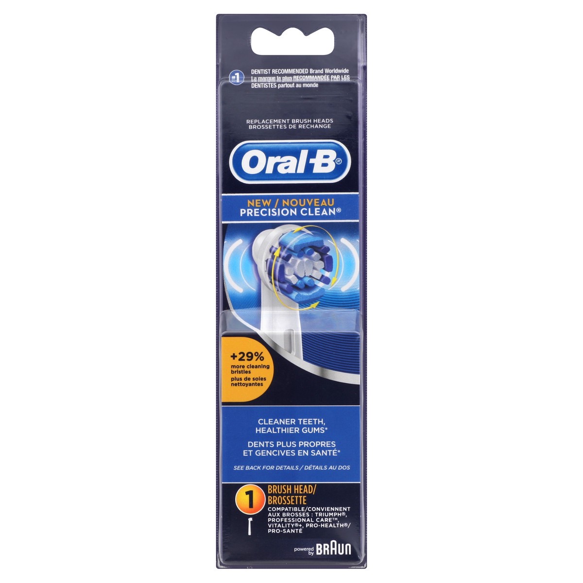 slide 2 of 7, Oral-B Brush Head 1 ea, 150 ct