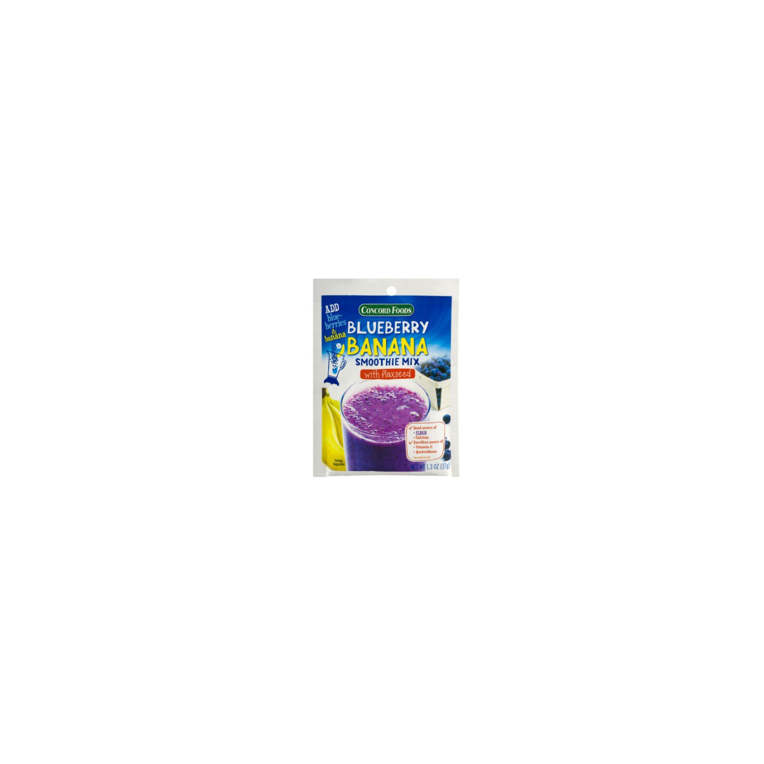 slide 1 of 1, Concord Foods Blue Banana Smoothie Mix - 1.3 oz, 1.3 oz