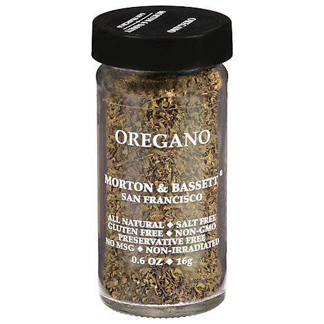 slide 1 of 1, Morton & Bassett Oregano - 0.6 Oz, 0.6 oz