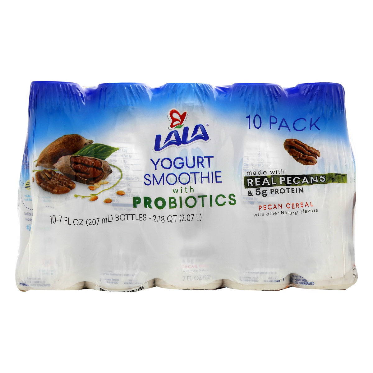 slide 1 of 1, LALA Pecan Cereal Drinkable Yogurt, 10 ct