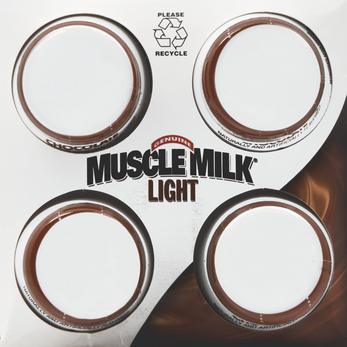 slide 2 of 5, Muscle Milk Protein Nutrition Shake, Chocolate, 4 ct