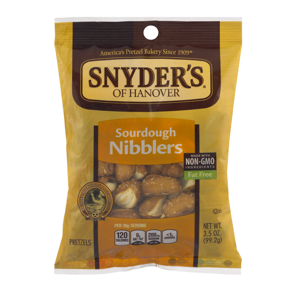 slide 1 of 5, Snyder's of Hanover Pretzels, Sourdough Pretzels Nibblers, 3.5 Oz, 3.5 oz