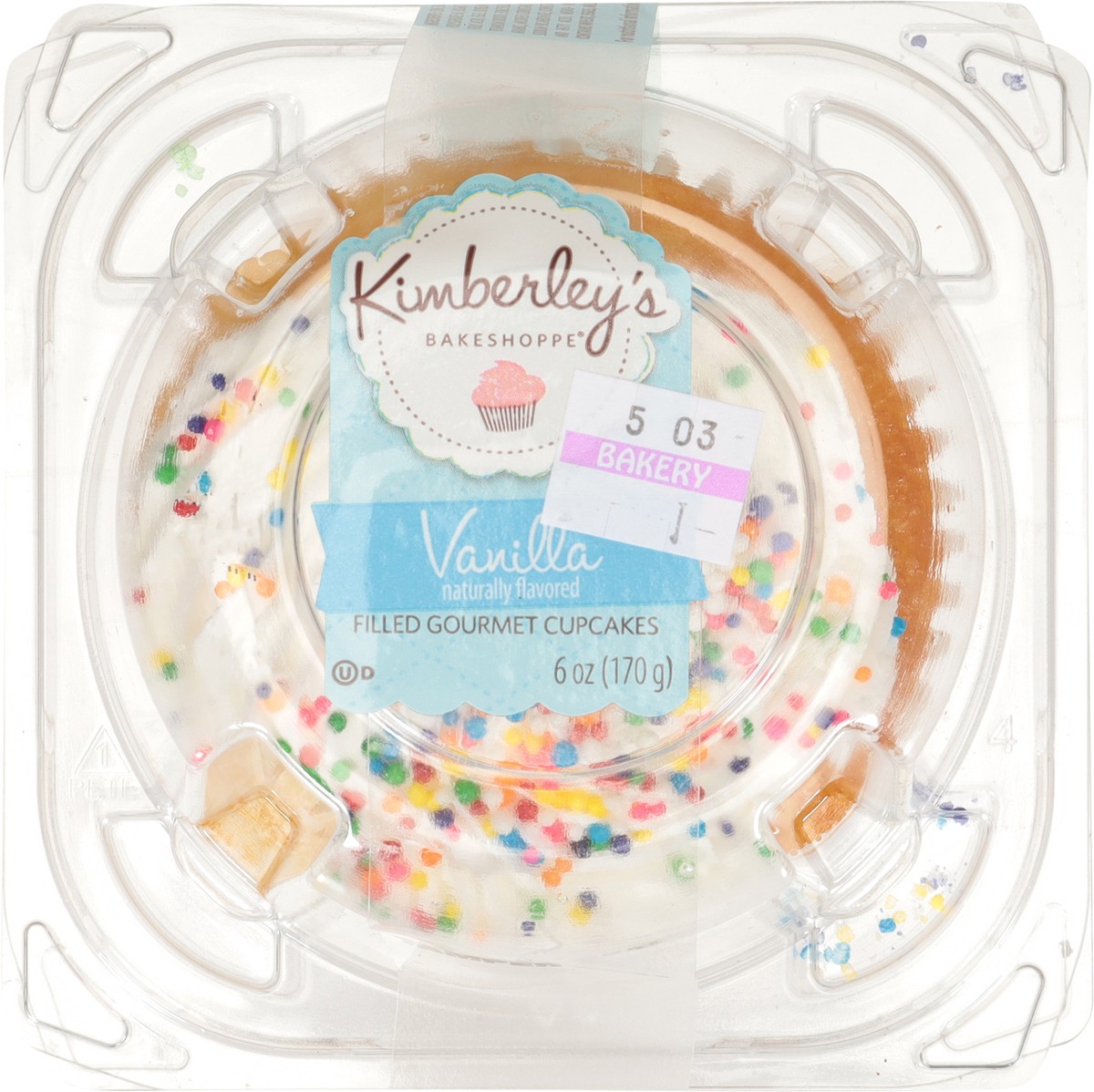 slide 3 of 12, Kimberley's Bakeshoppe Vanilla Filled Gourmet Cupcakes 6 oz, 6 oz