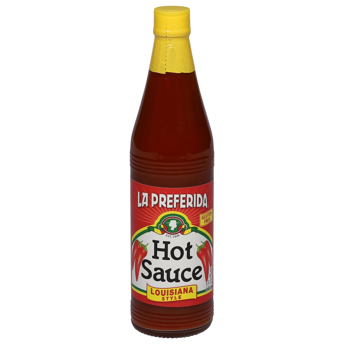 slide 1 of 9, La Preferida Louisiana Hot Sauce, 6 fl oz