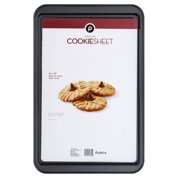 slide 1 of 1, Publix Medium Cookie Sheet, 15 in x 10 in